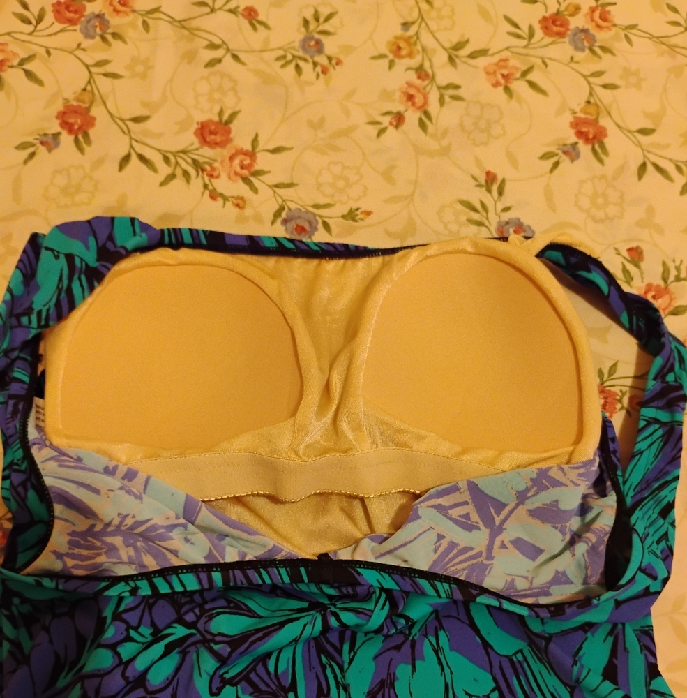 MAXINE OF HOLLYWOOD AZUL SWIMDRESS SIZE 16W - Picture 9 of 13